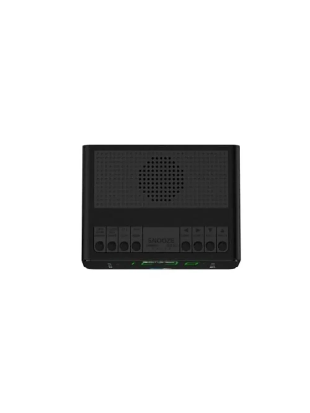 Digital Alarm Clock Radio LED Display Snooze Dimmer Auto Time Bedroom Black